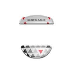 Fantech Aria XD7 Strikeskates Glass Skates Mousefeet - White